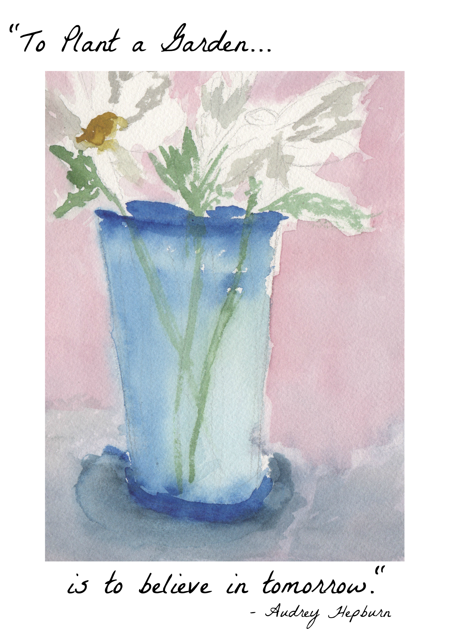 Daisy Watercolor Free Printable Finding Silver Pennies