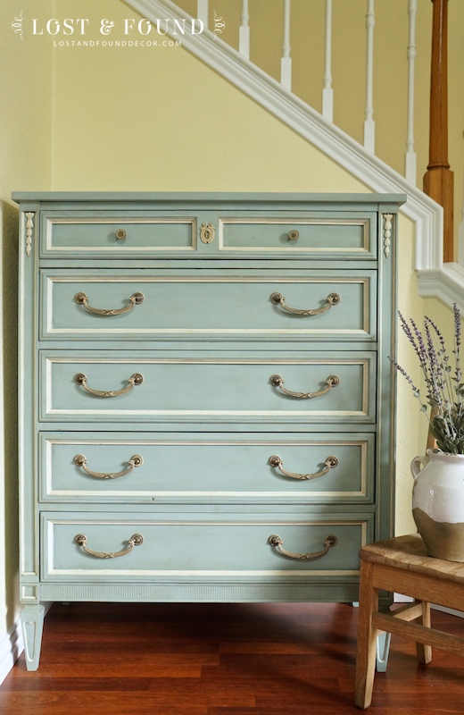 Duck Egg Blue Dresser Finding Silver Pennies