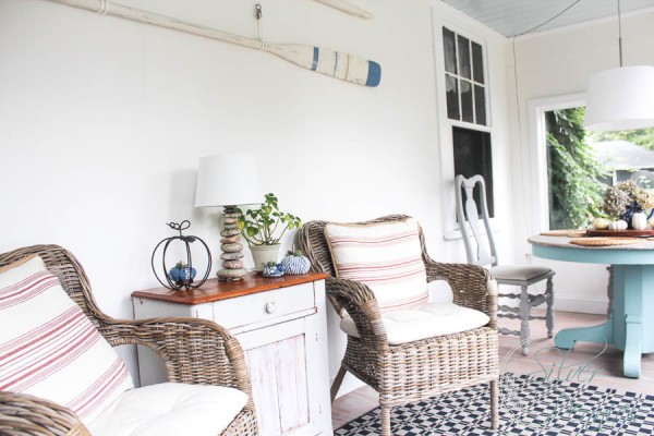 Coastal Fall Sunroom