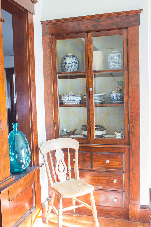 1920s Built In China Cabinet Finding Silver Pennies
