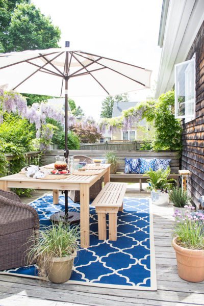 8. Bright and Summery Patio Look