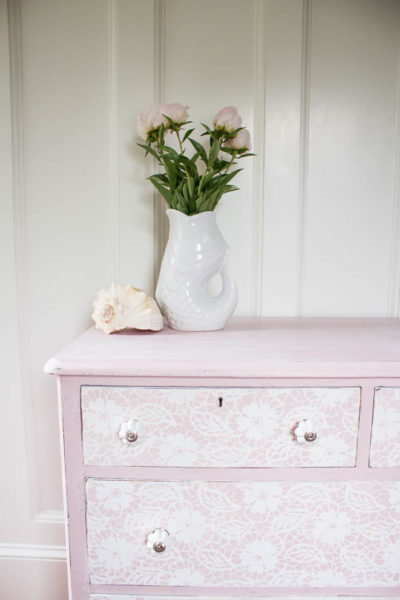 A Lace Dresser Named Charlotte Before After Finding Silver
