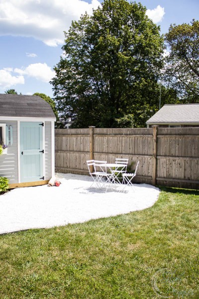 DIY Gravel Patio