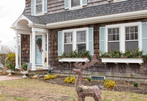 Exterior of Our Home Christmas Finding Silver Pennies