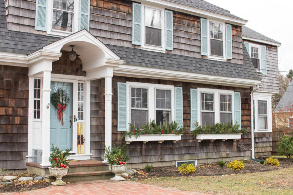 Exterior of Our Home Christmas Tour