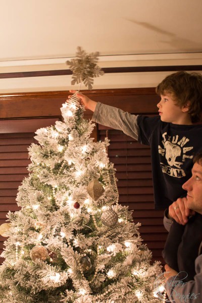 Putting the star on top