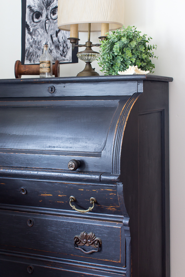 Painted roll sales top desk