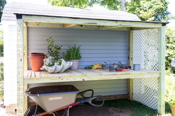 Lean-To Potting Shed (Build Plans) - Finding Silver Pennies