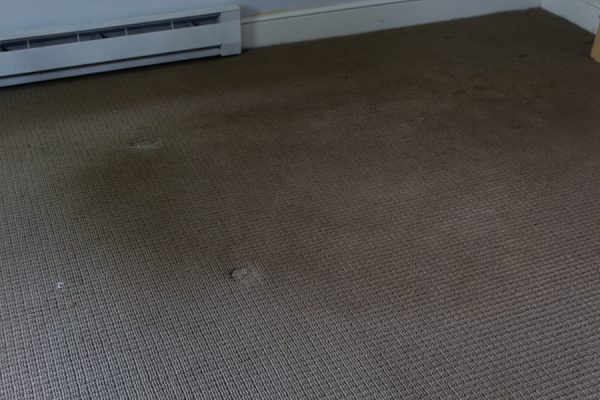 Yuck! The carpet that was in our bedroom