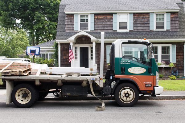 Our wide plank oiled floors arriving from Stonewood Products