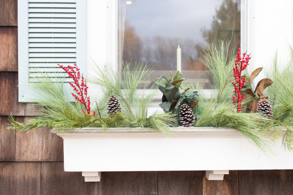 How to Decorate Your Window Boxes for Christmas - Finding Silver Pennies