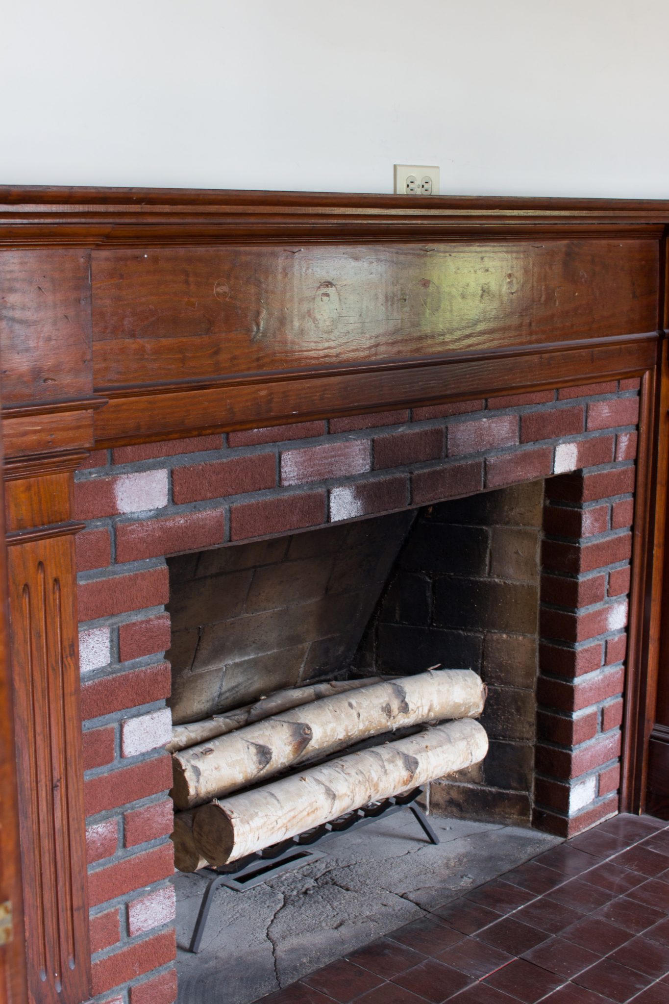 Fireplace Makeover Finding Silver Pennies