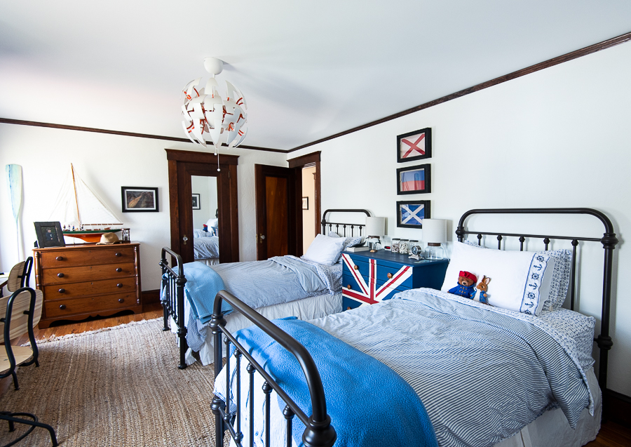 updates to our boys' nautical bedroom - finding silver pennies