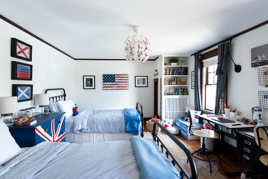 Updates to Our Boys' Nautical Bedroom - Finding Silver Pennies
