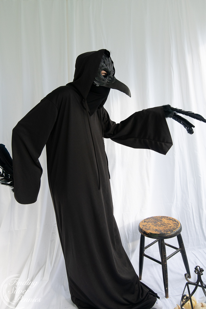 DIY Spooky Crow Costume - Finding Silver Pennies