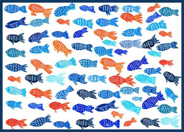 School of Fish (Free Printable) - Finding Silver Pennies