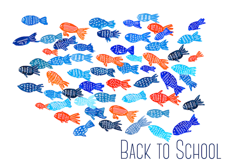 School of Fish (Free Printable) - Finding Silver Pennies